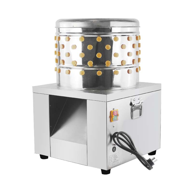 Desplumadora de pollos eléctrica de acero inoxidable para procesamiento de aves de corral